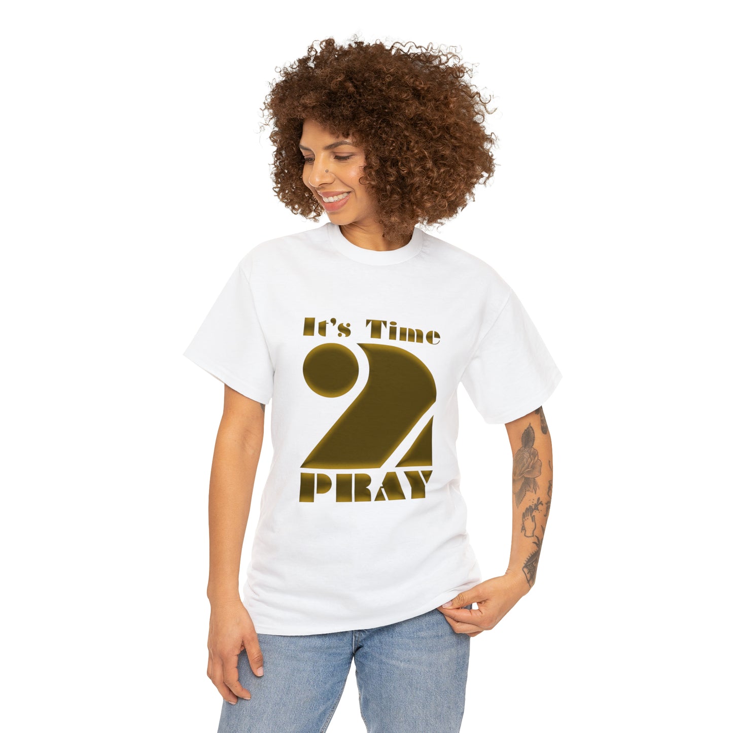 It's Time to Pray Unisex Heavy Cotton Tee (Say What)