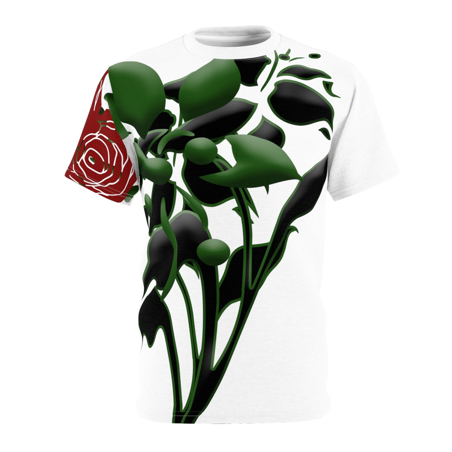 "Blooming Elegance: Embrace the Angel Floral Finesse Tee"