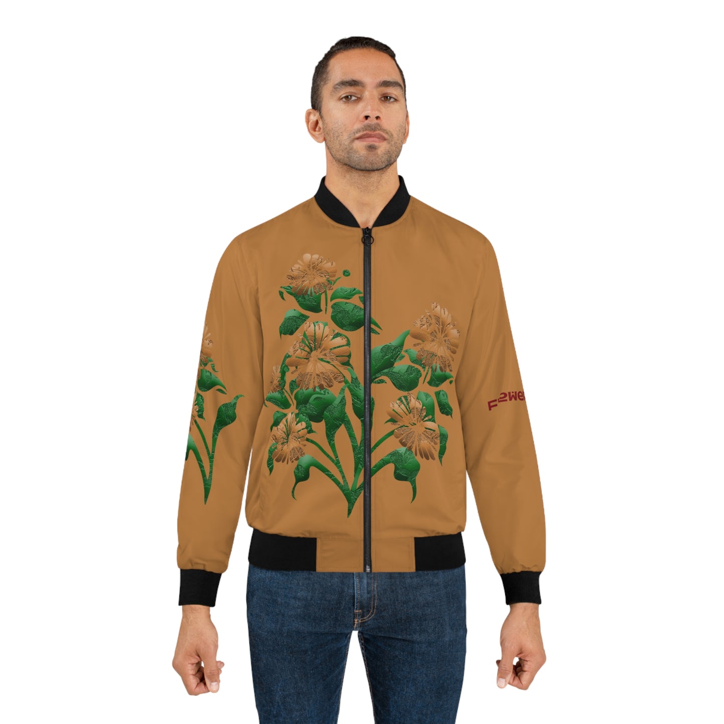 "Sunflower" Bomber Jacket (Floral Finesse)