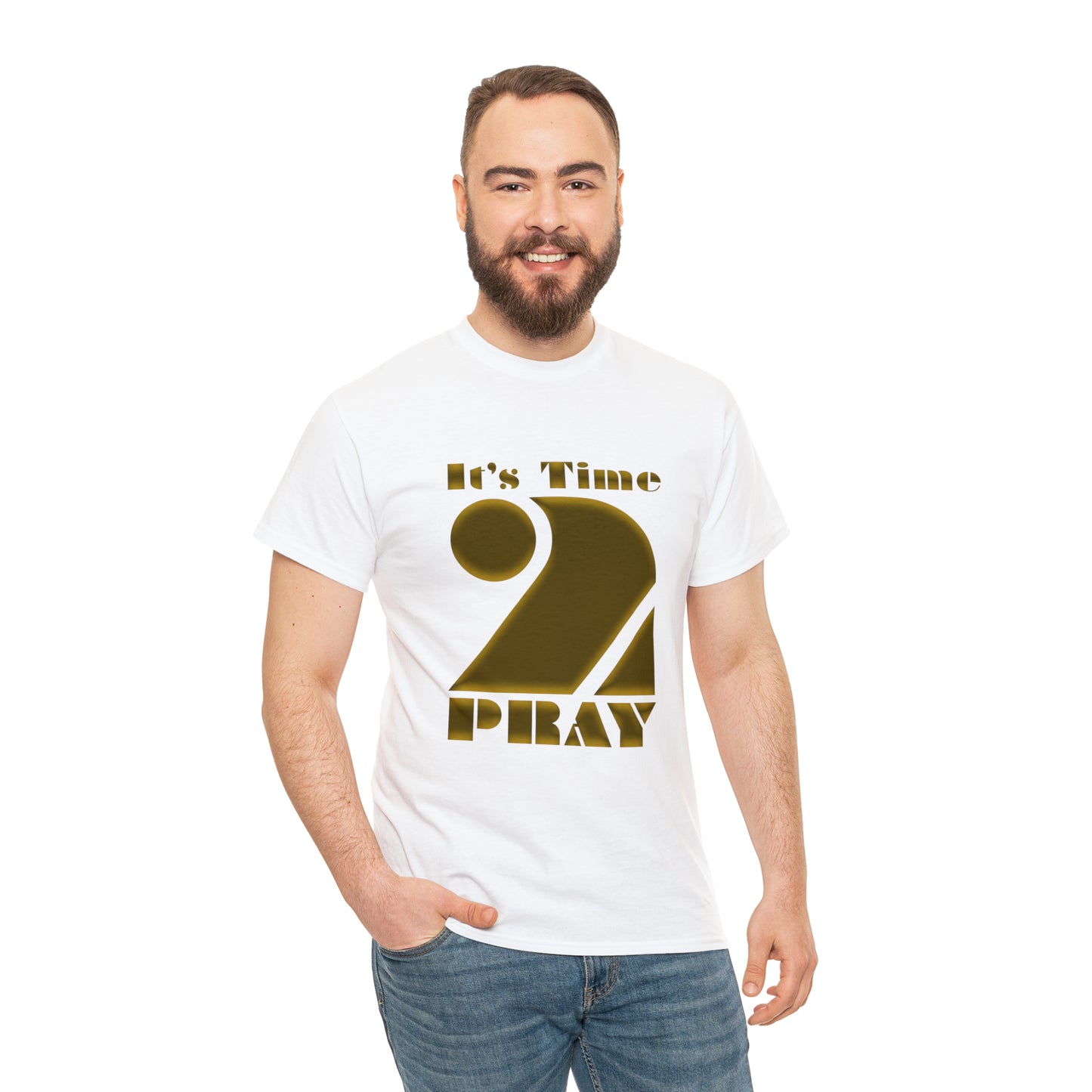 It's Time to Pray Unisex Heavy Cotton Tee (Say What)