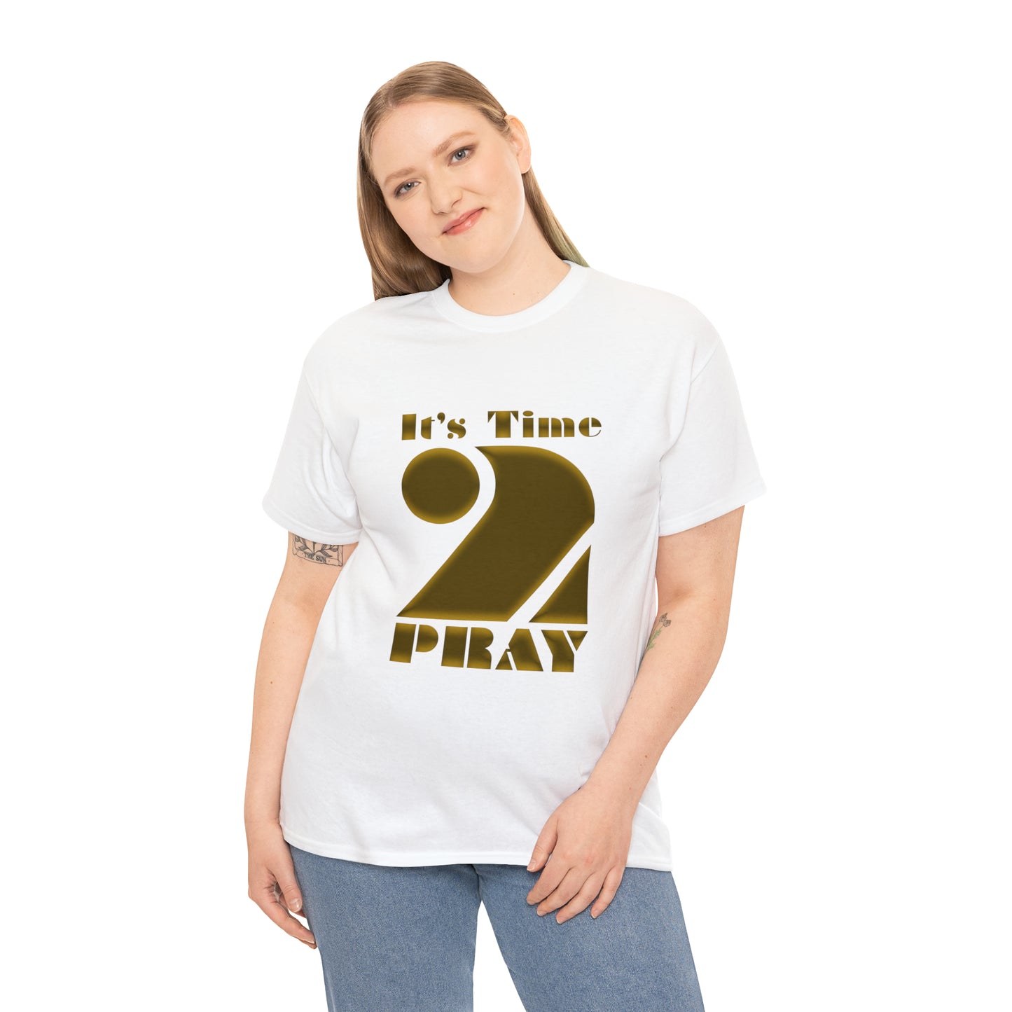 It's Time to Pray Unisex Heavy Cotton Tee (Say What)