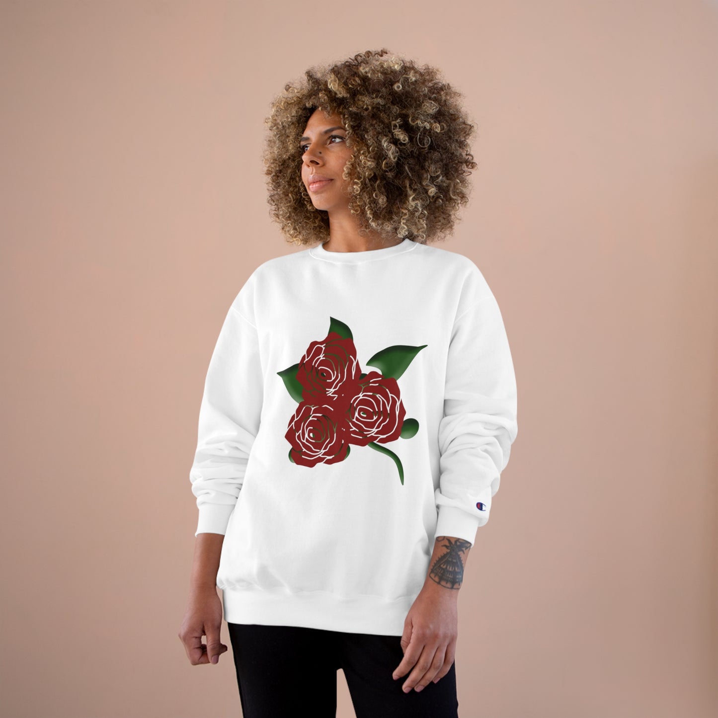 Roses R Sweatshirt - Floral Finesse