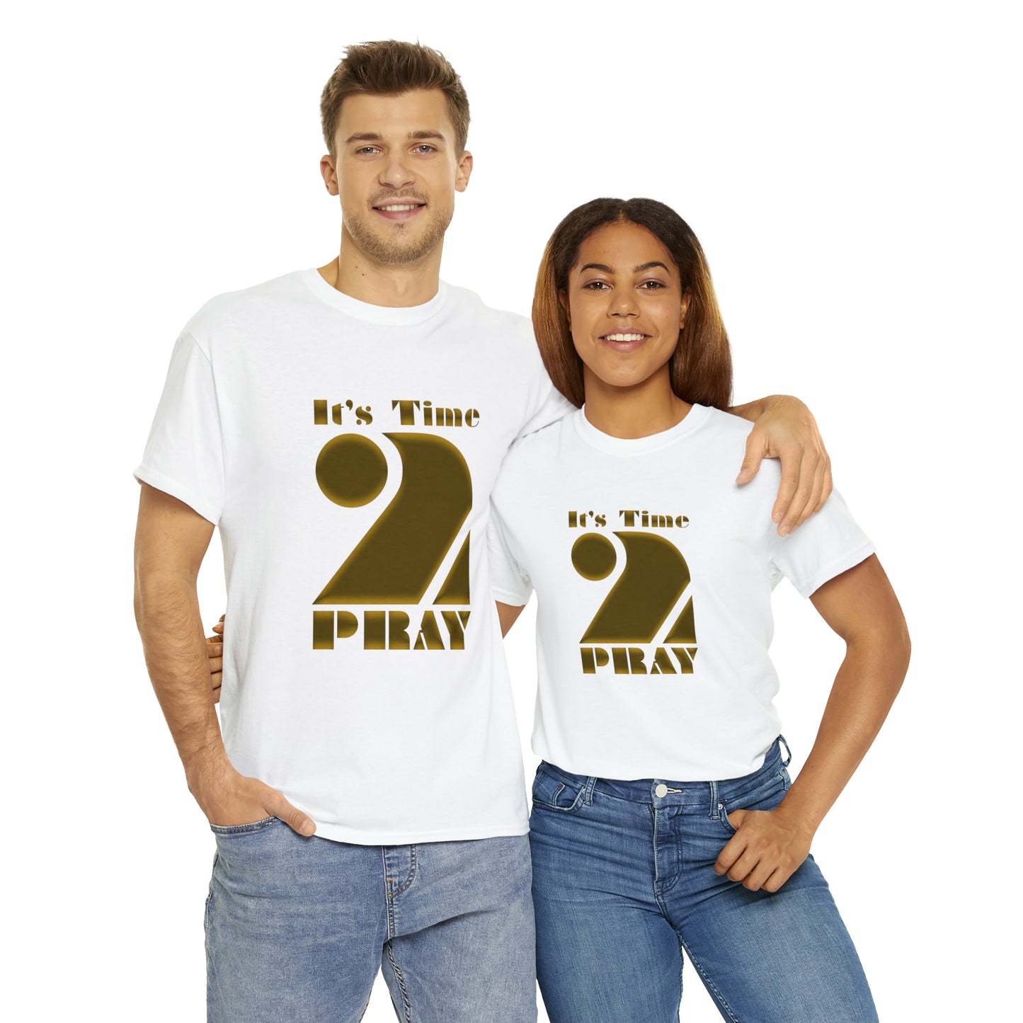 It's Time to Pray Unisex Heavy Cotton Tee (Say What)