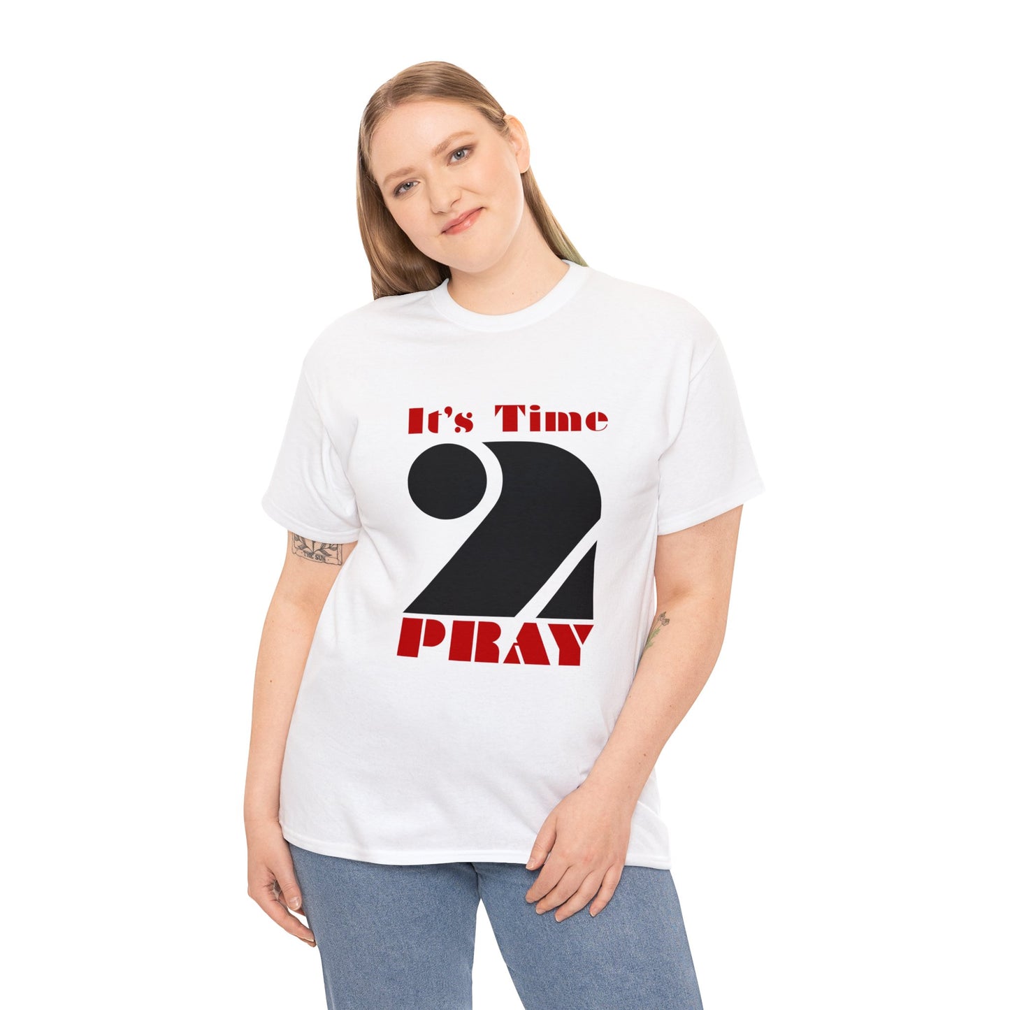 Time 2 Pray - Heavy Cotton Tee (say what)