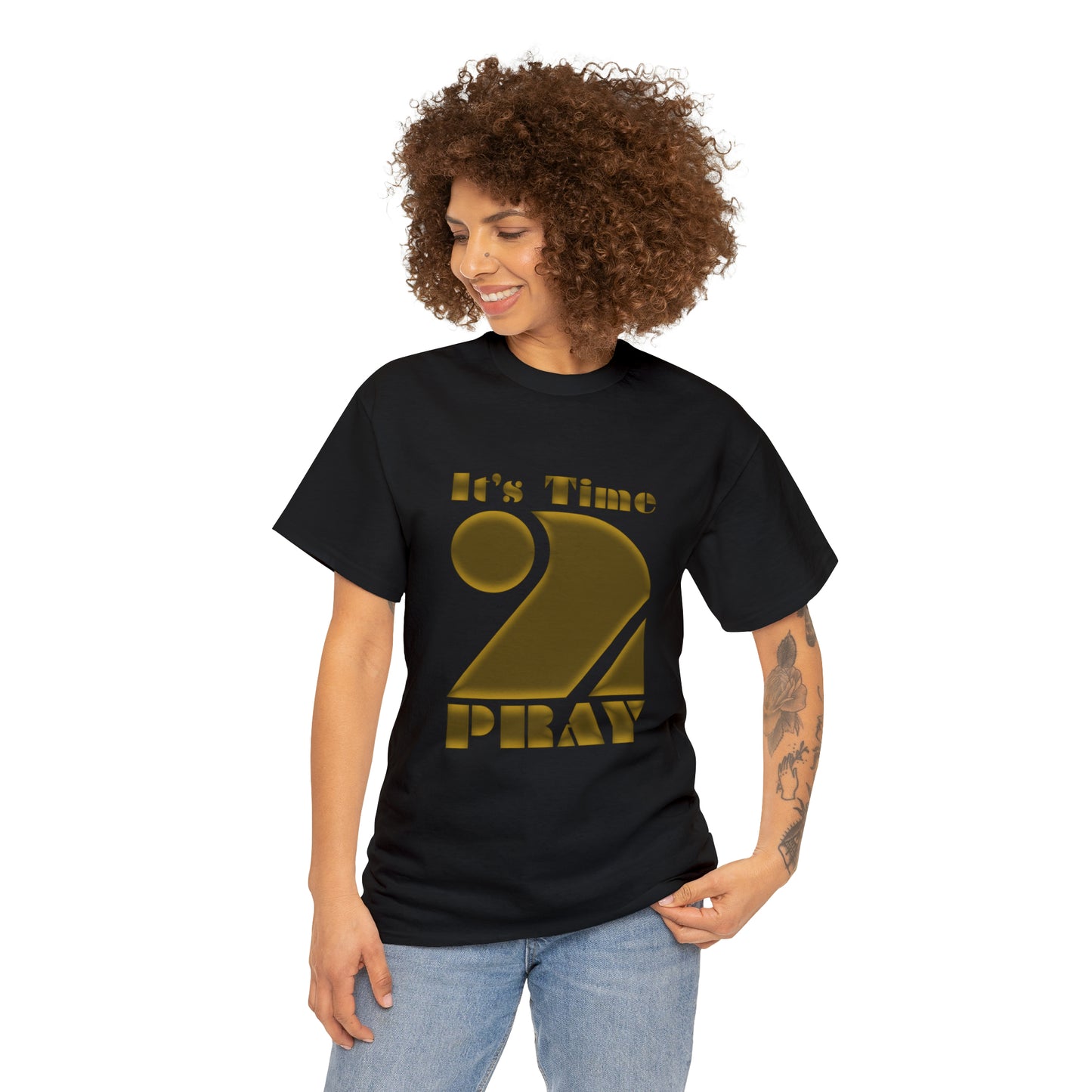 It's Time to Pray Unisex Heavy Cotton Tee (Say What)